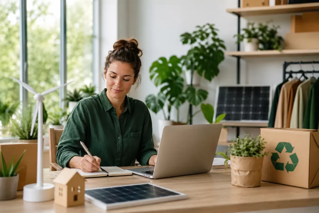 Een groene werkplek voor mkb’ers die bewust en duurzaam willen ondernemen.